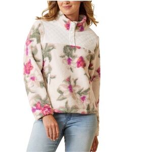 🆕TOMMY BAHAMA FLEECE BEACH WAY BLOOMS JACKET (Sz S)